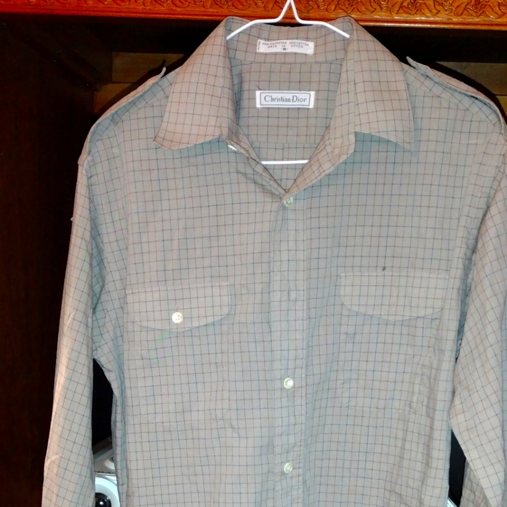 Vintage Christian Dior button up long sleeve